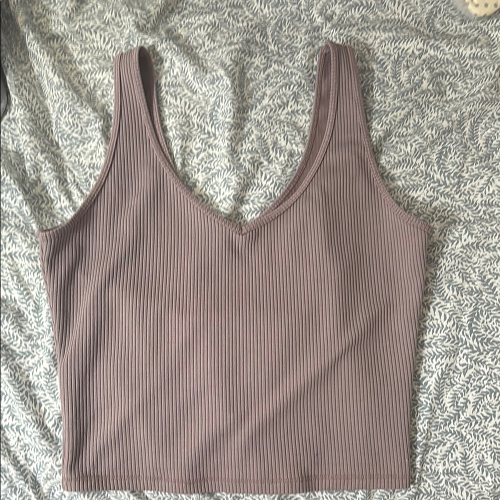 Hollister Ribbed Lavender Tank Top